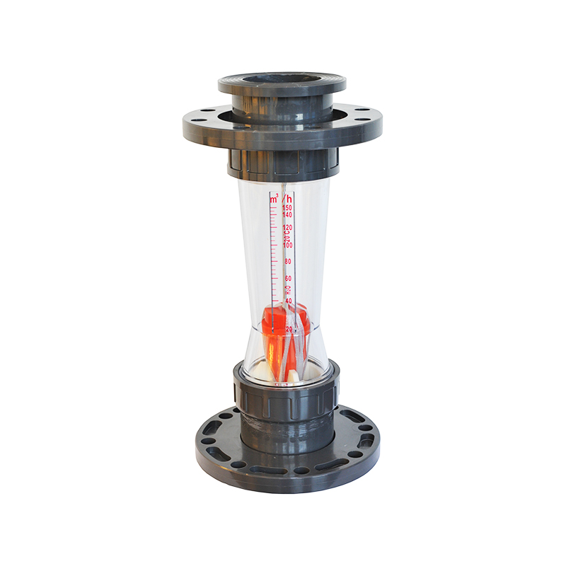 LZS -Serie Wasser Kunststoff Rotameter Industrie Flanschfluss Flussmeter