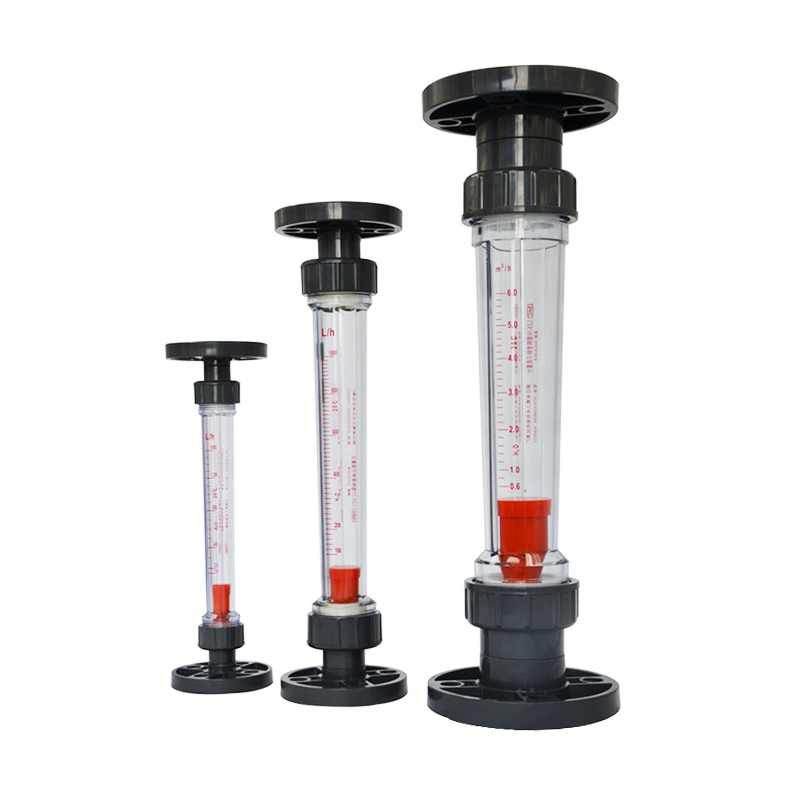 LZS -Serie Wasser Kunststoff Rotameter Industrie Flanschfluss Flussmeter