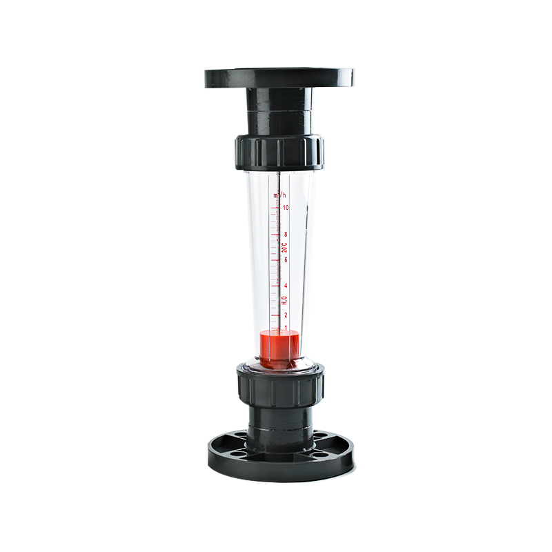 LZS -Serie Wasser Kunststoff Rotameter Industrie Flanschfluss Flussmeter