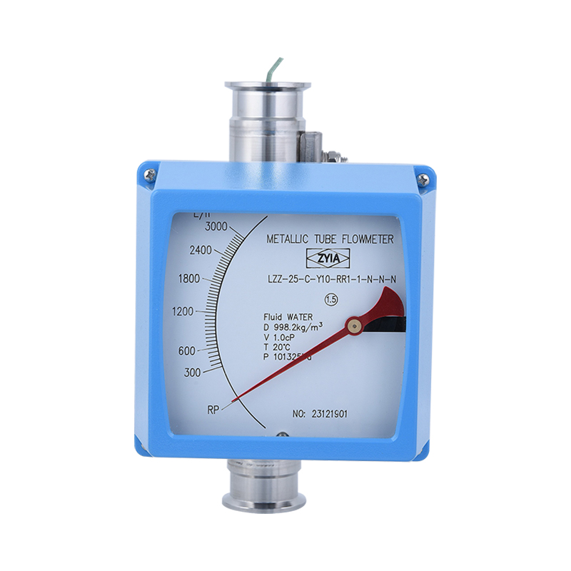 Lz Series Tri-Clamp Connection Lokaler Anzeigetyp Metallrohrstrommeter