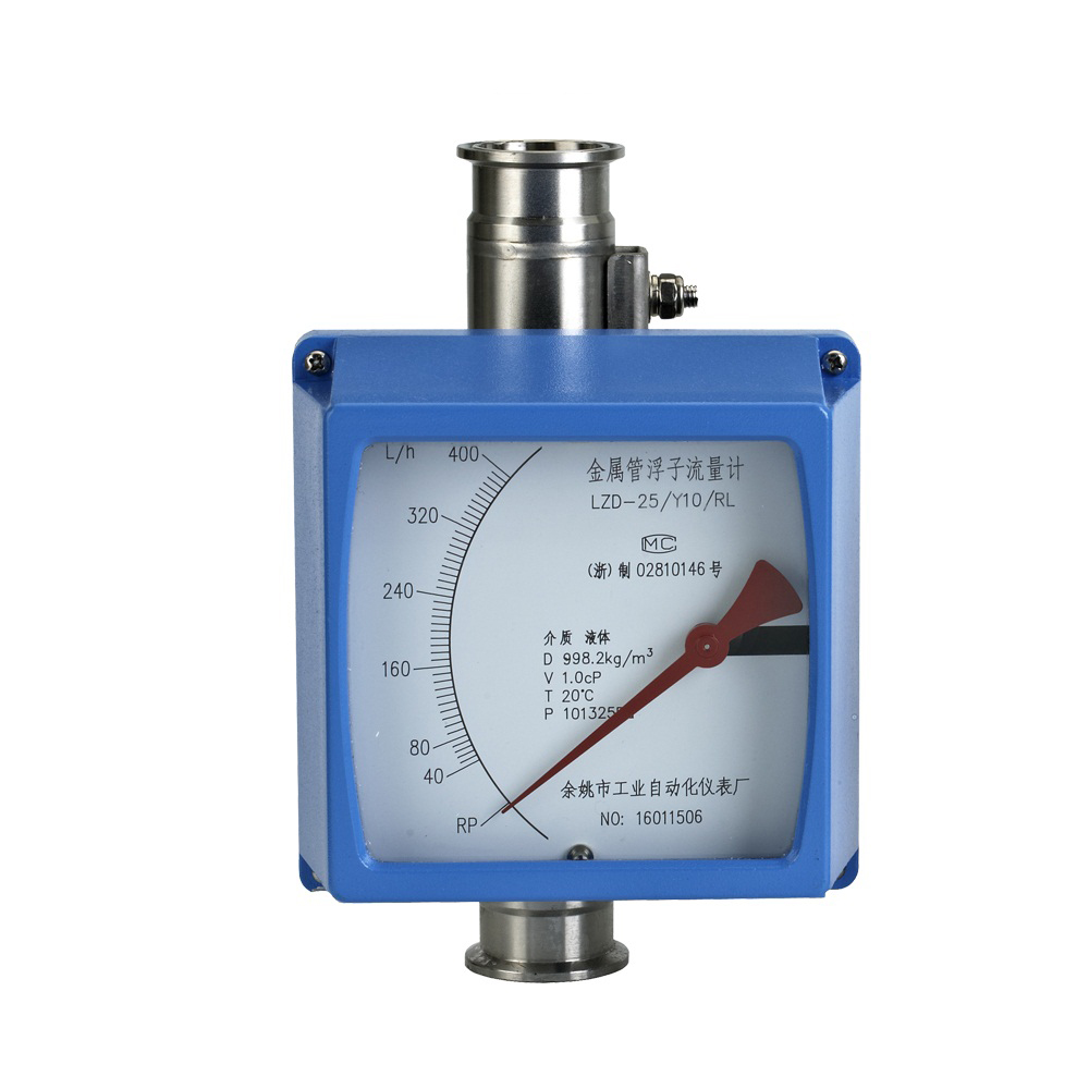 Lz Series Tri-Clamp Connection Lokaler Anzeigetyp Metallrohrstrommeter